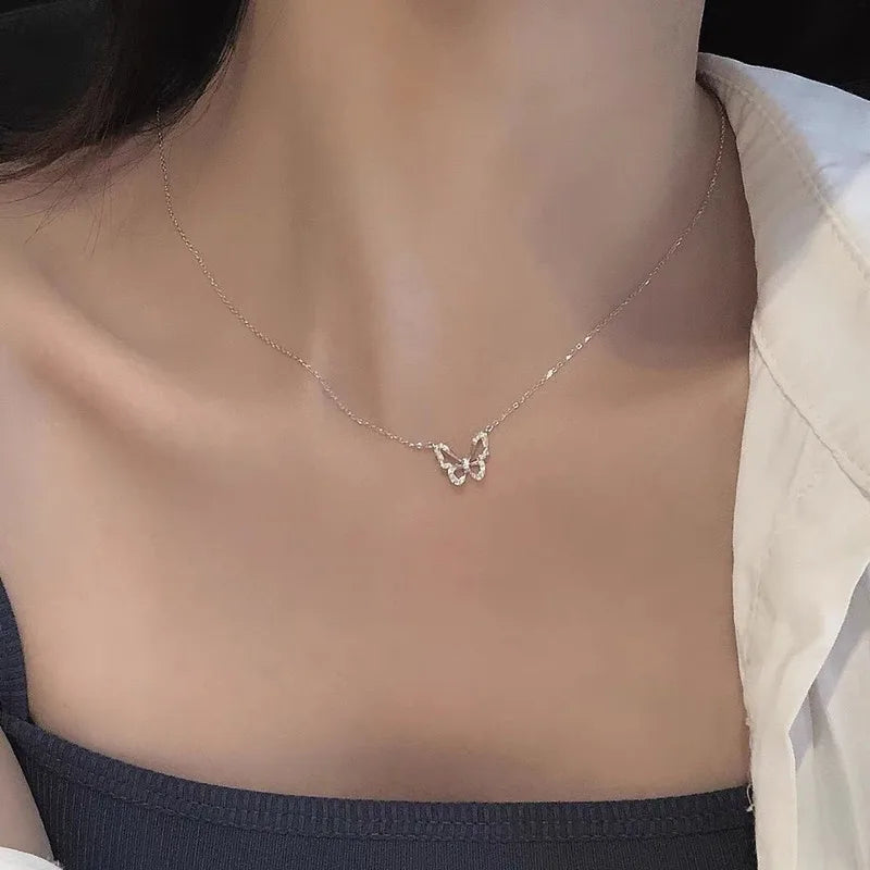 Sparkling Clavicle Chain Choker